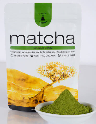 matcha product photography